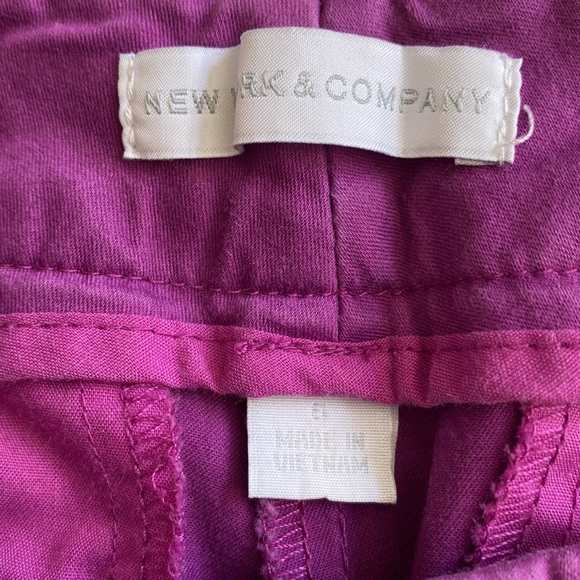 New York & Co. Womens Super Comfy Flat Front Stretch Trouser Ankle Pants, Size 6 - Picture 7 of 11